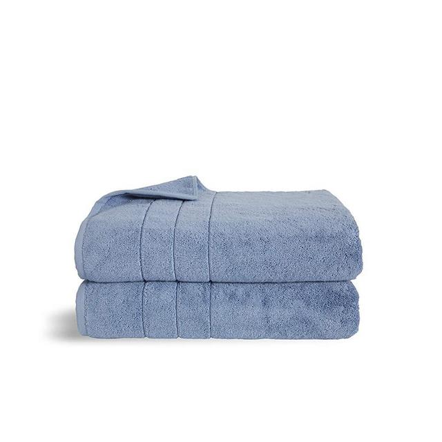 Brooklinen Super-Plush Bath Sheets, Ocean - Set of 2