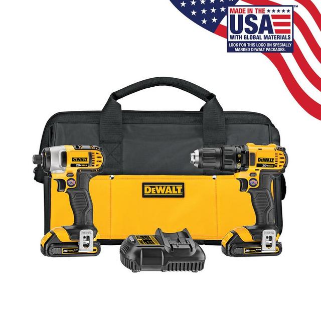 DEWALT 2-Tool 20-volt Max Lithium Ion Cordless Combo Kit