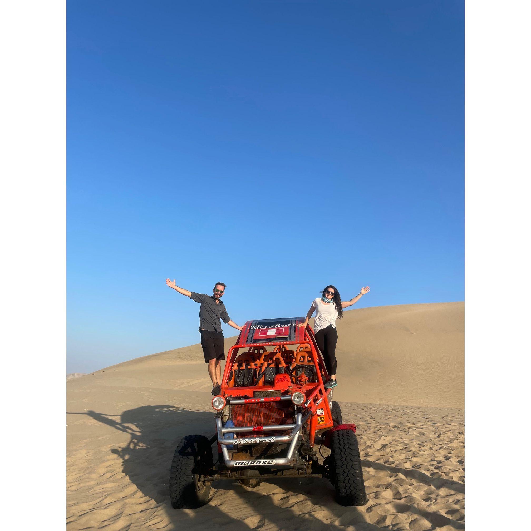 Dune buggy trip at Oasis de Huacachina and sand dunes, Peru (Aug. 2023)