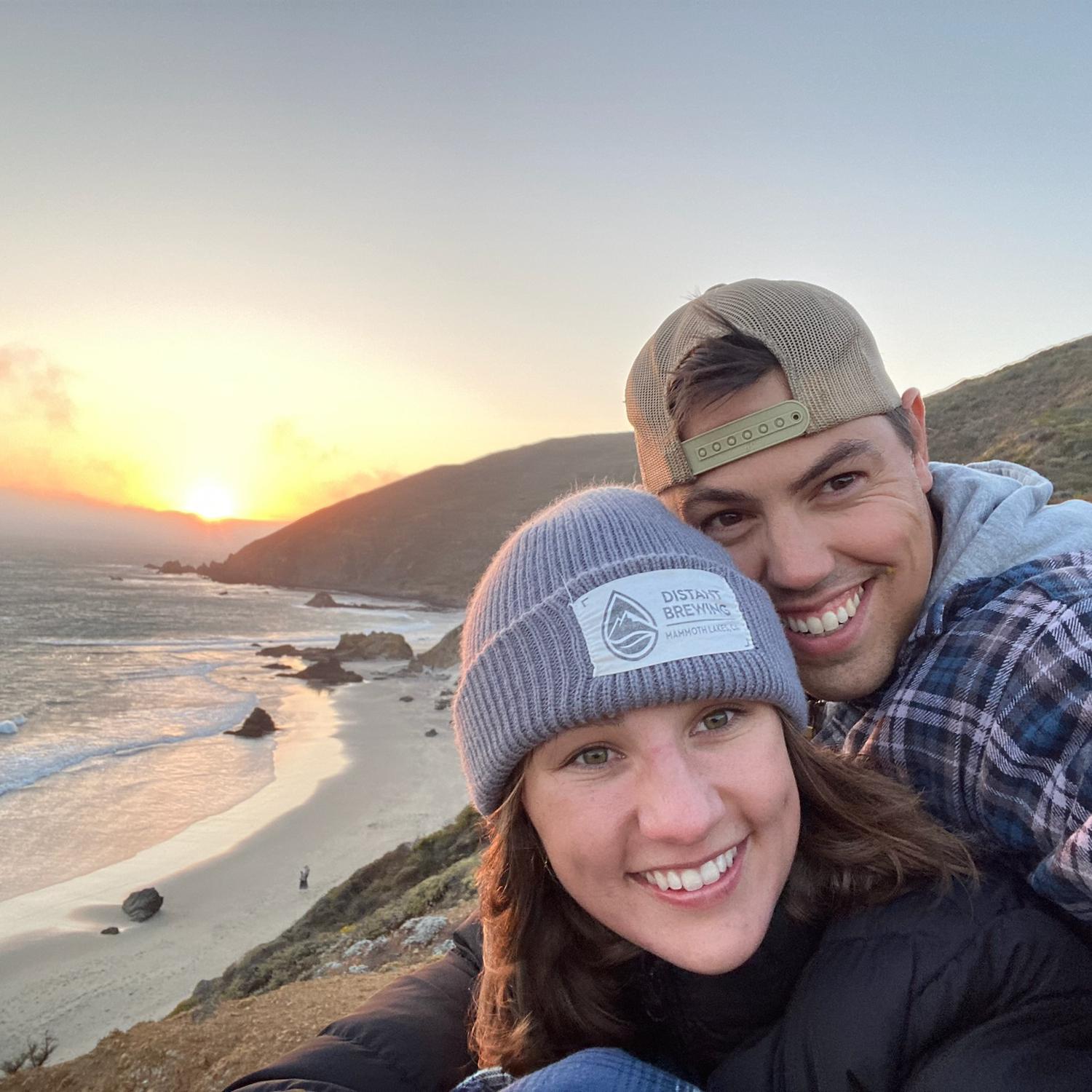 Sunset at Pfeiffer Beach.