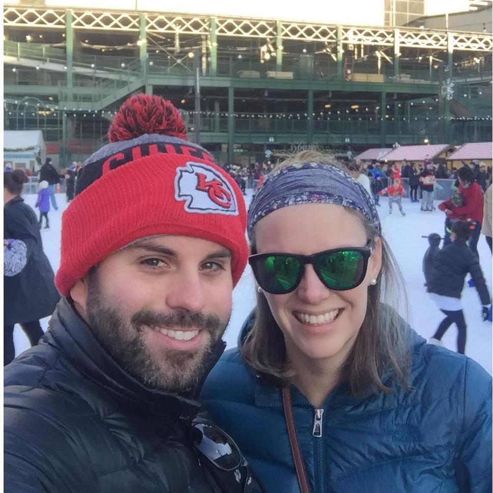 Ice Skating at Wrigley Field