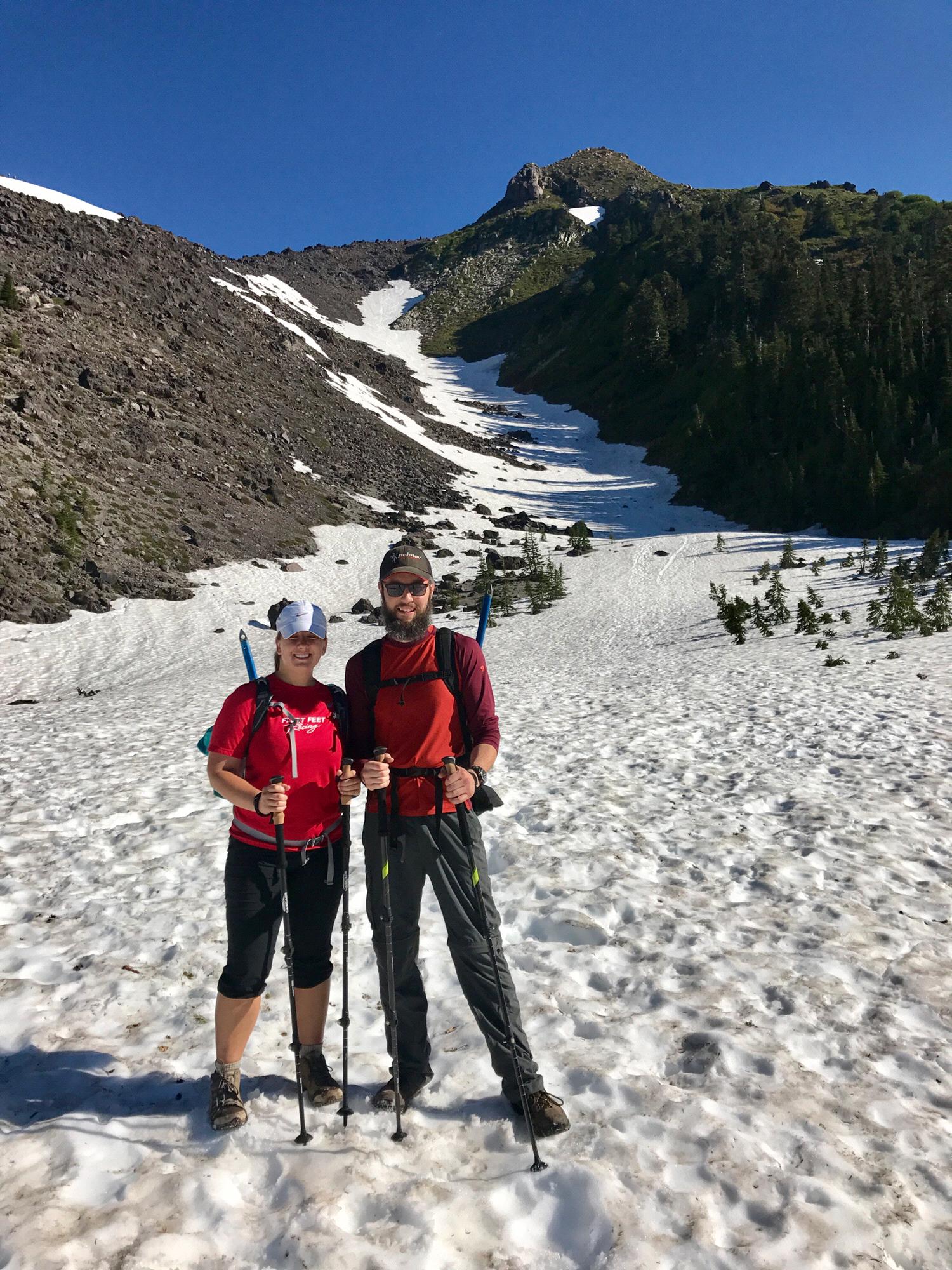 On our way up Mount St. Helens - June 2018