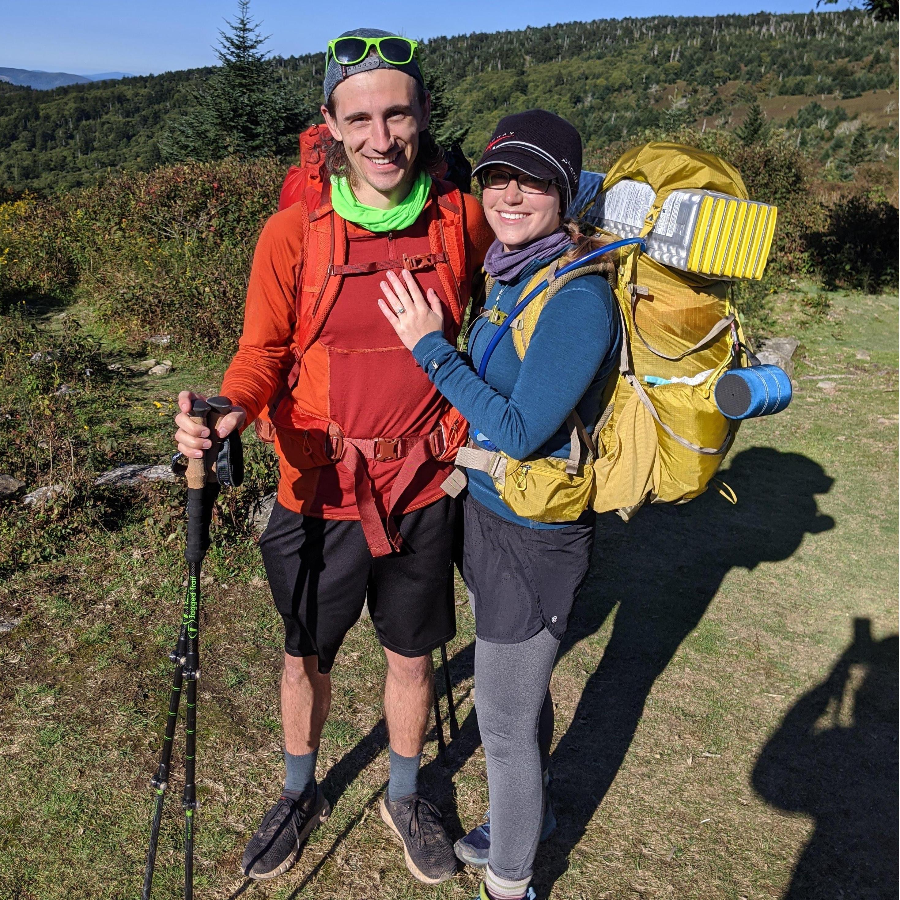 Engagement at the Grayson Highlands in September 2020.