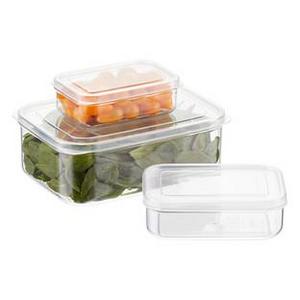 Crystal Clear Rectangular Food Storage