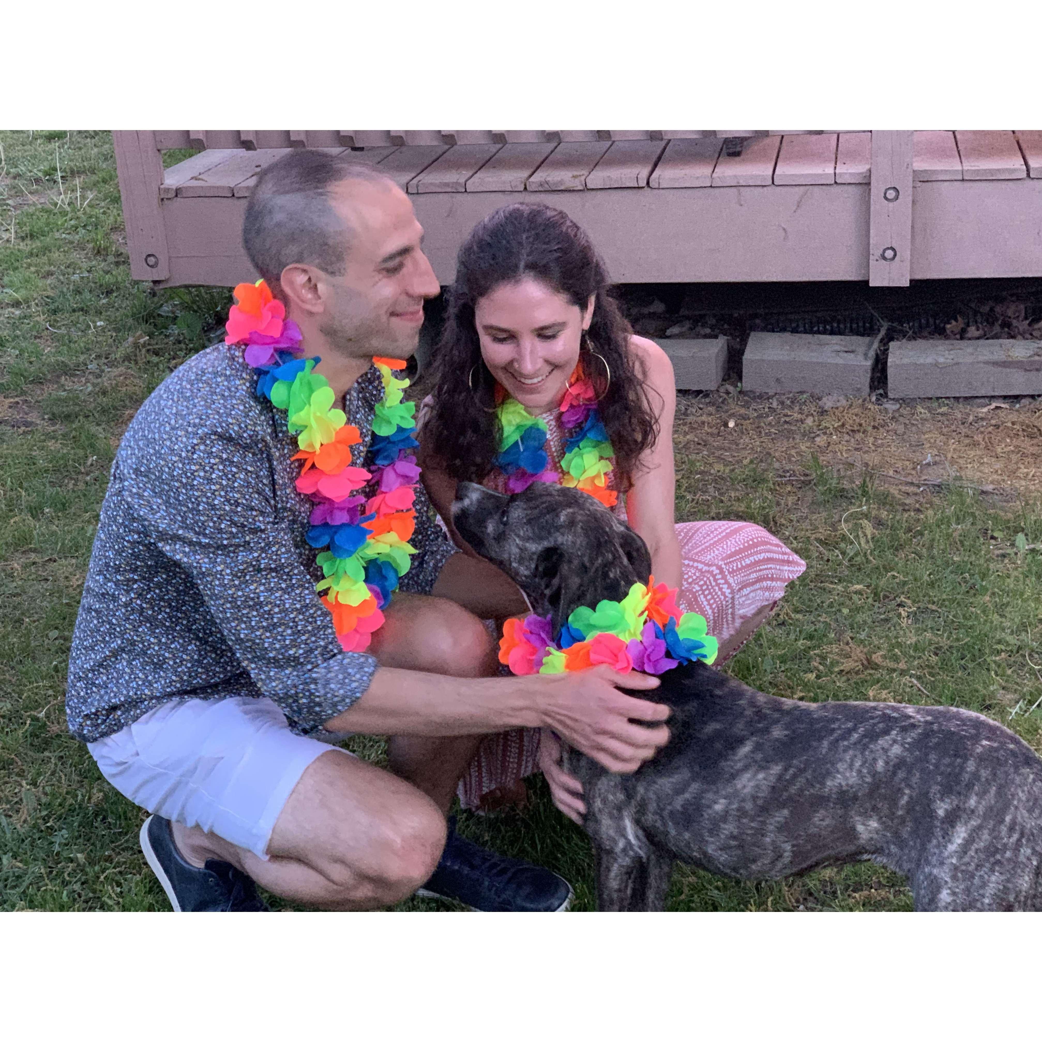 The day Tomas officially adopted Sadie Pup