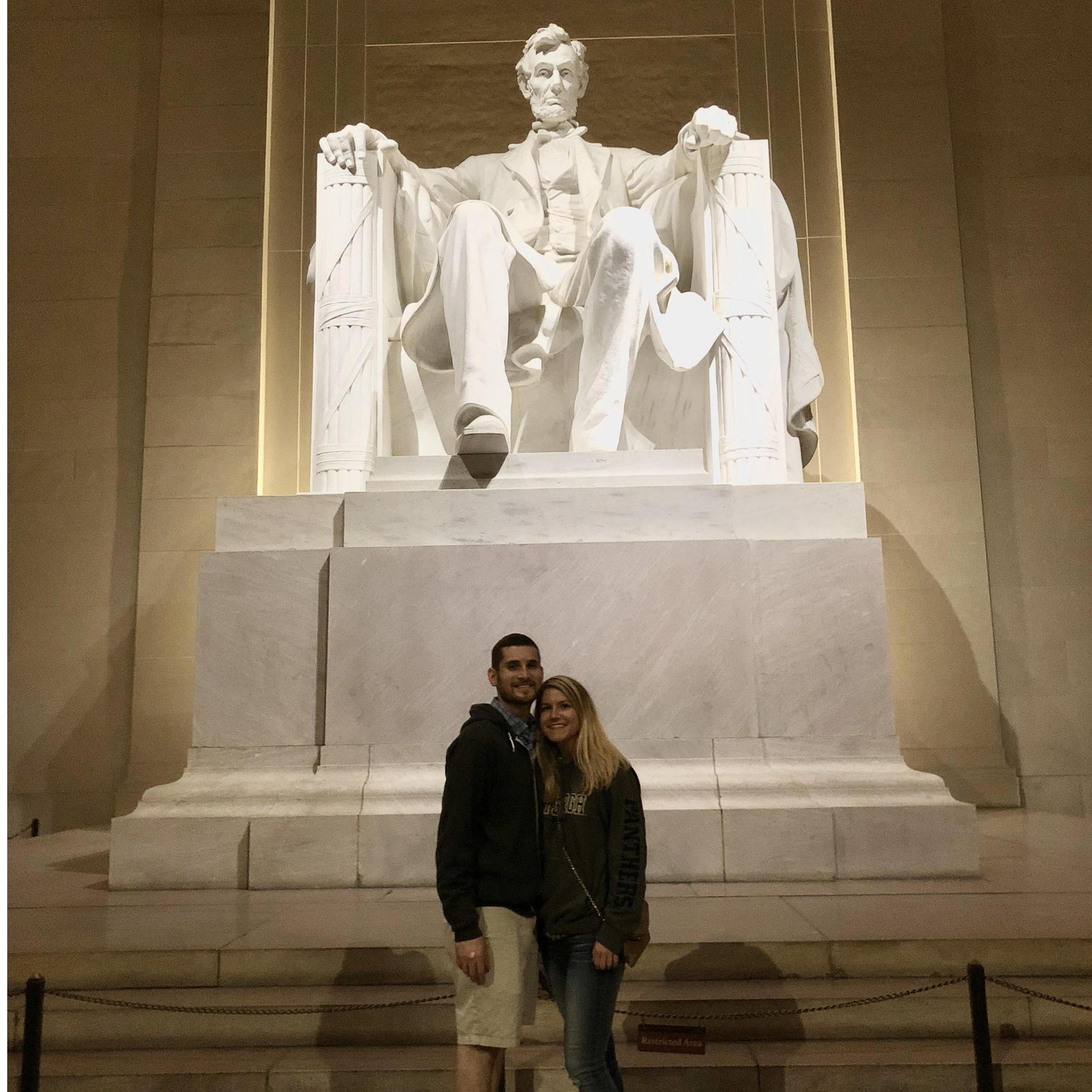 The very first photo we ever took together - May 9, 2018.