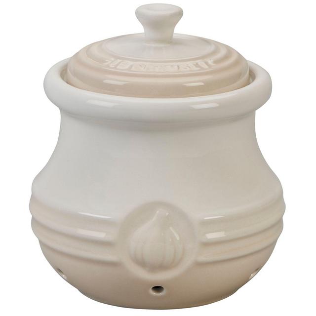 Le Creuset® Garlic Keeper with Lid in Meringue
