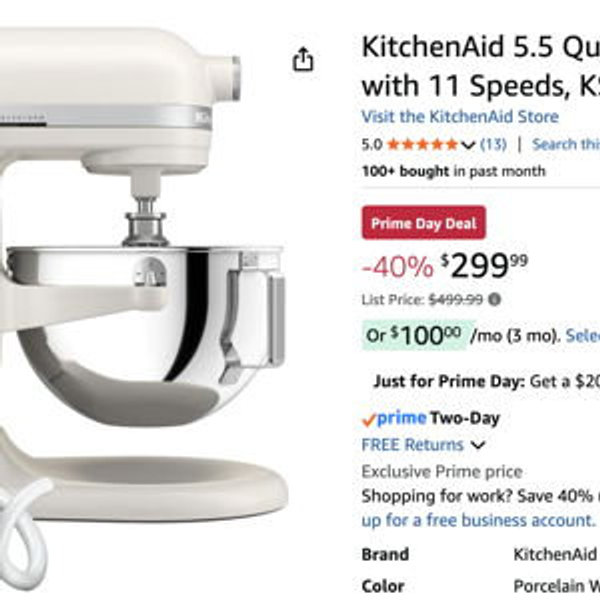 KitchenAid 5.5 Quart Bowl-Lift Stand Mixer, Milkshake, KSM70SKXX