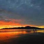 Watch the sunset at Raumati Beach