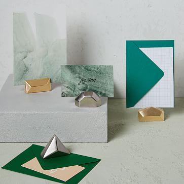 Geo Placecard Holders