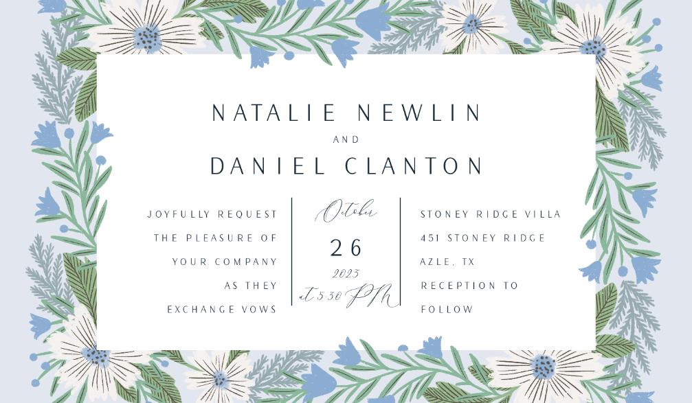The Wedding Website of Natalie Newlin and Daniel Clanton