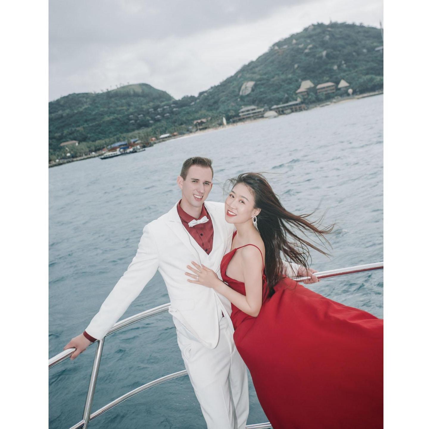 11/30/2019 pre-wedding photo shoot in Sanya, China