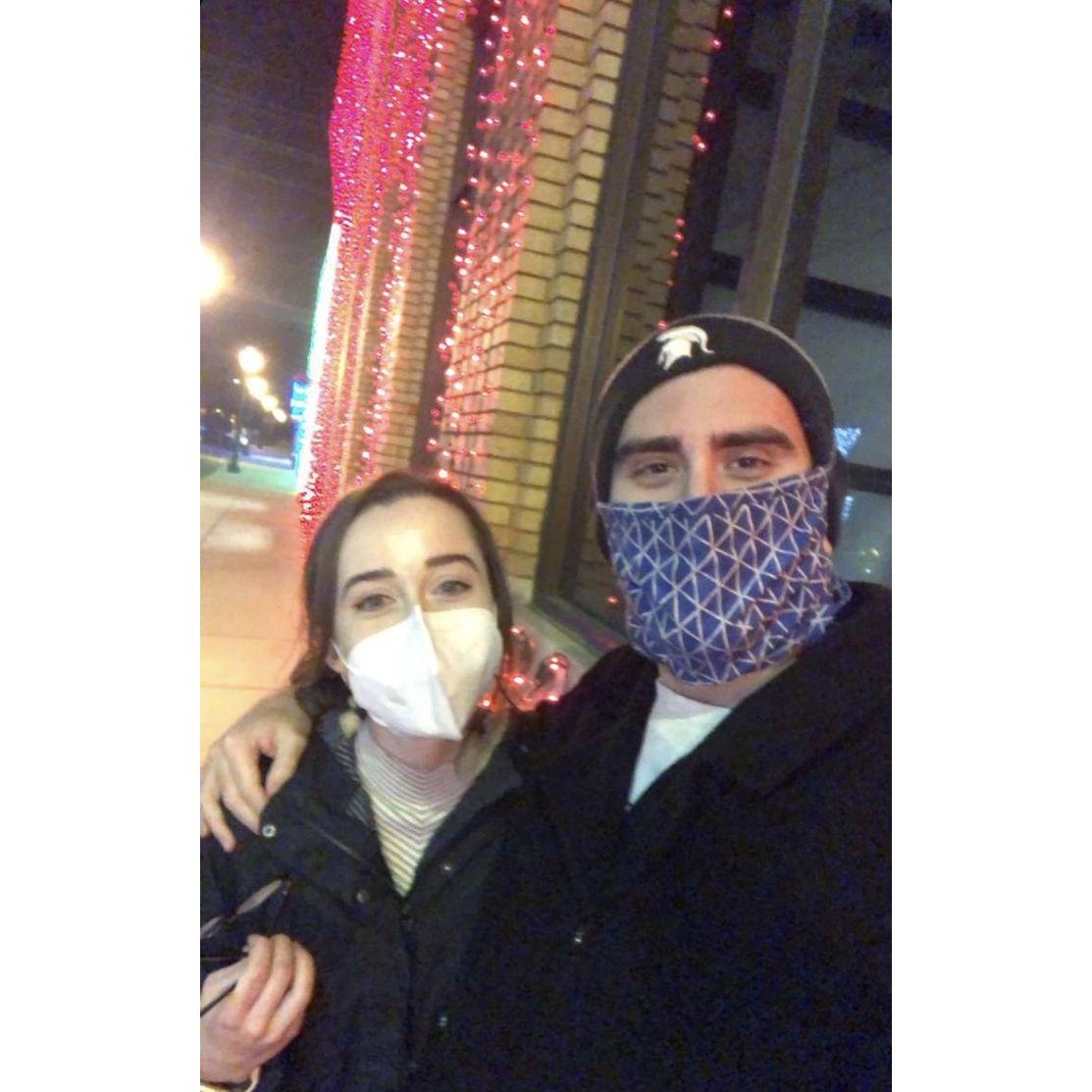 Our very first picture together circa 2020