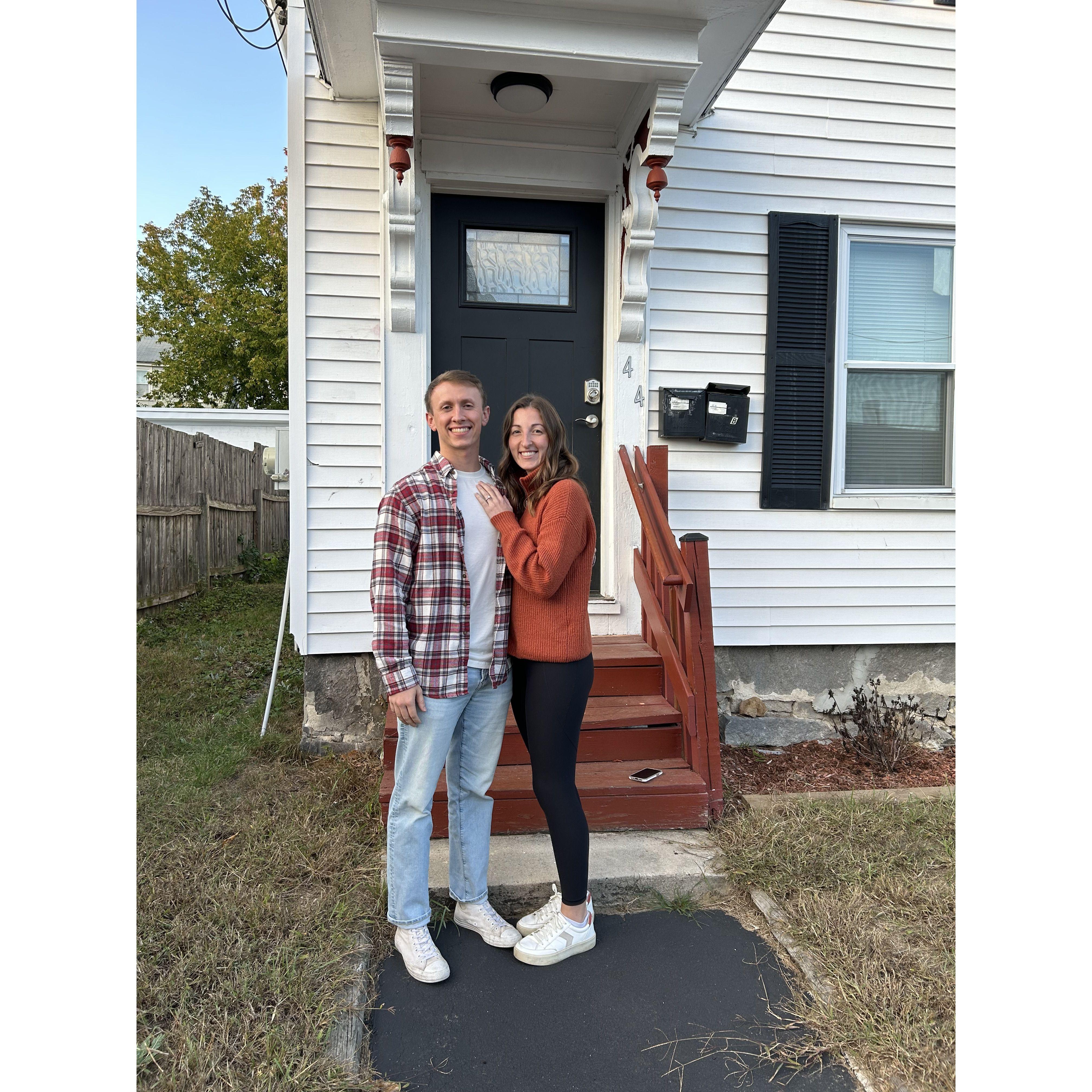 Julia bought her first house in August, in Manchester, NH!