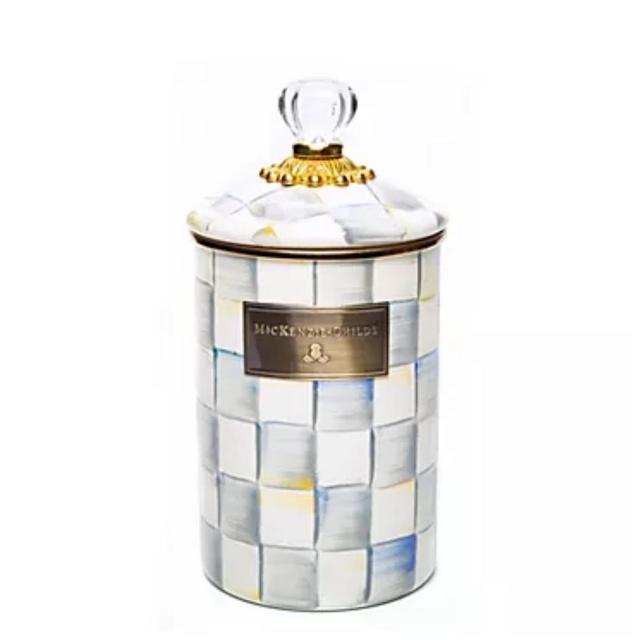 MacKenzie- Childs Enamel Check Large Canister