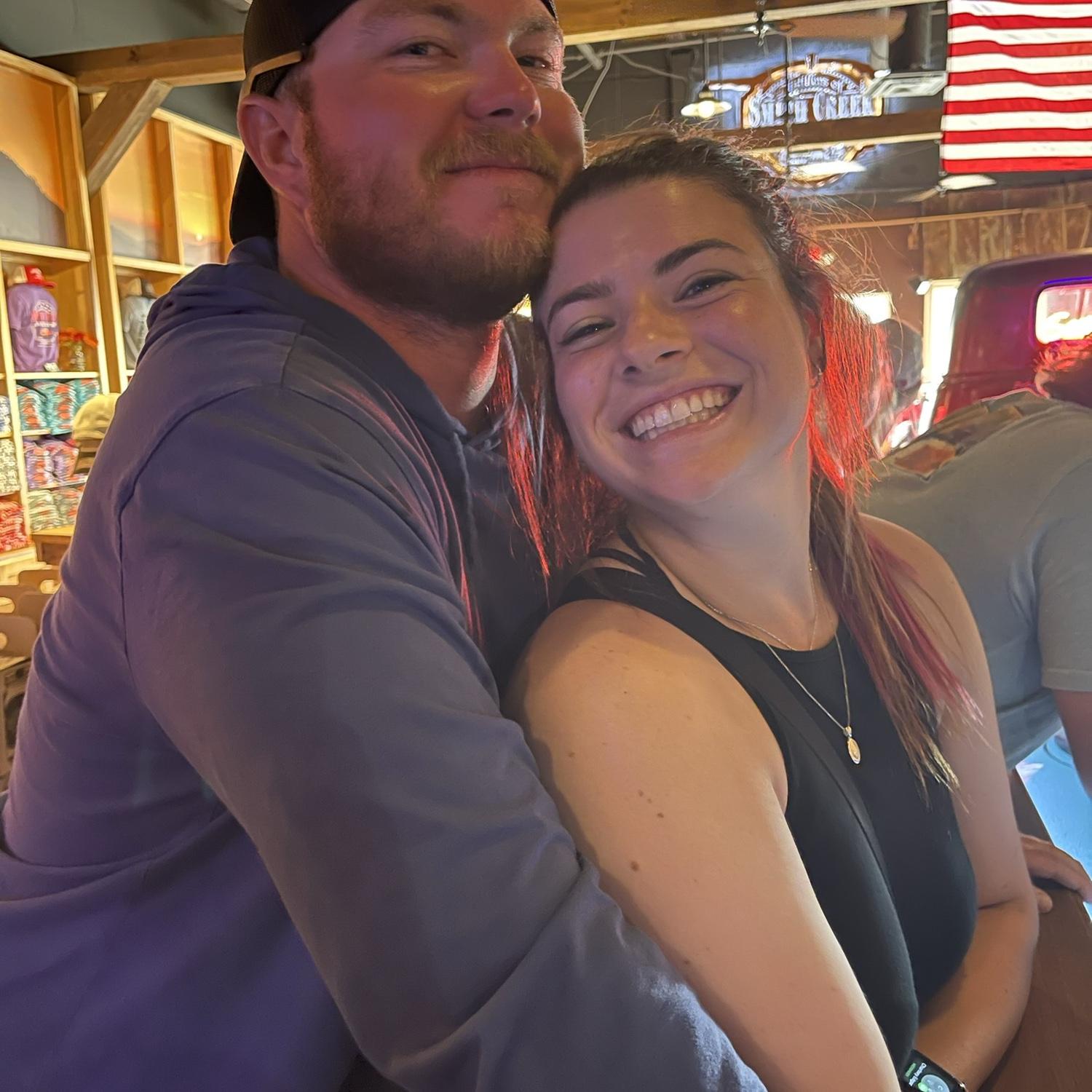 First picture together in Pigeon Forge, TN