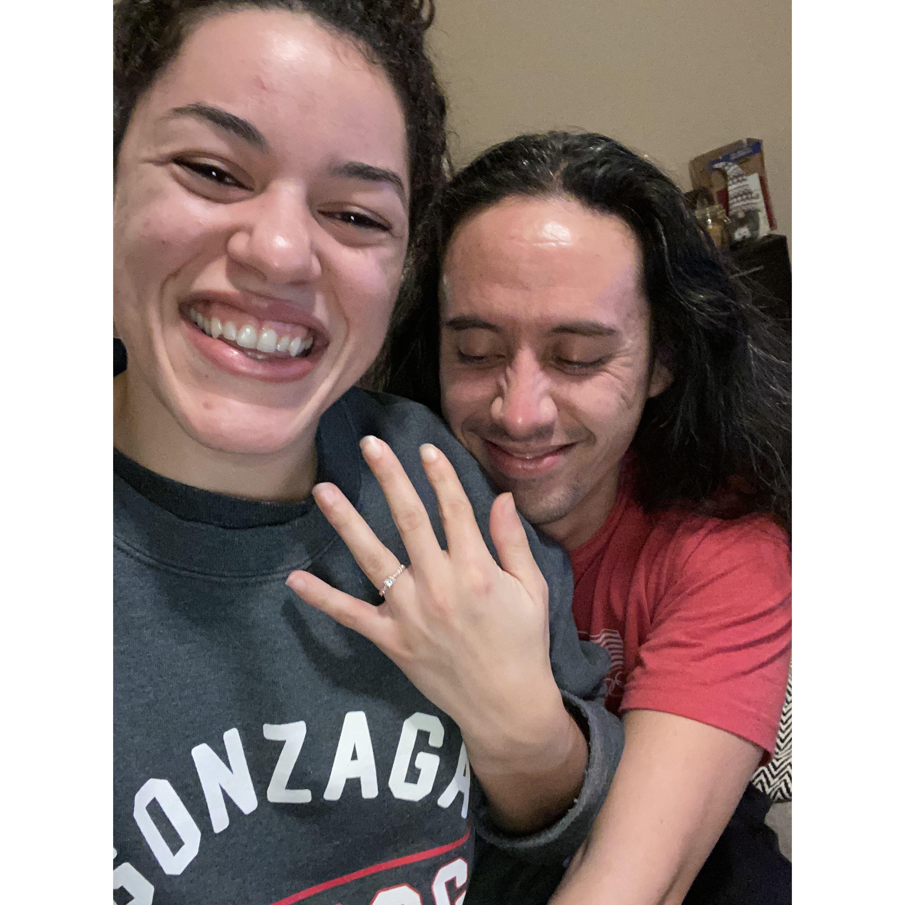 We got engaged on January 9th, 2023. Mikaela thought she was surprising Shawn with a whole family happy birthday call. Turns out Mikaela was the one being surprised!