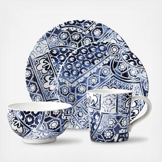 Cote D'Azur Batik 4-Piece Place Setting, Service for 1