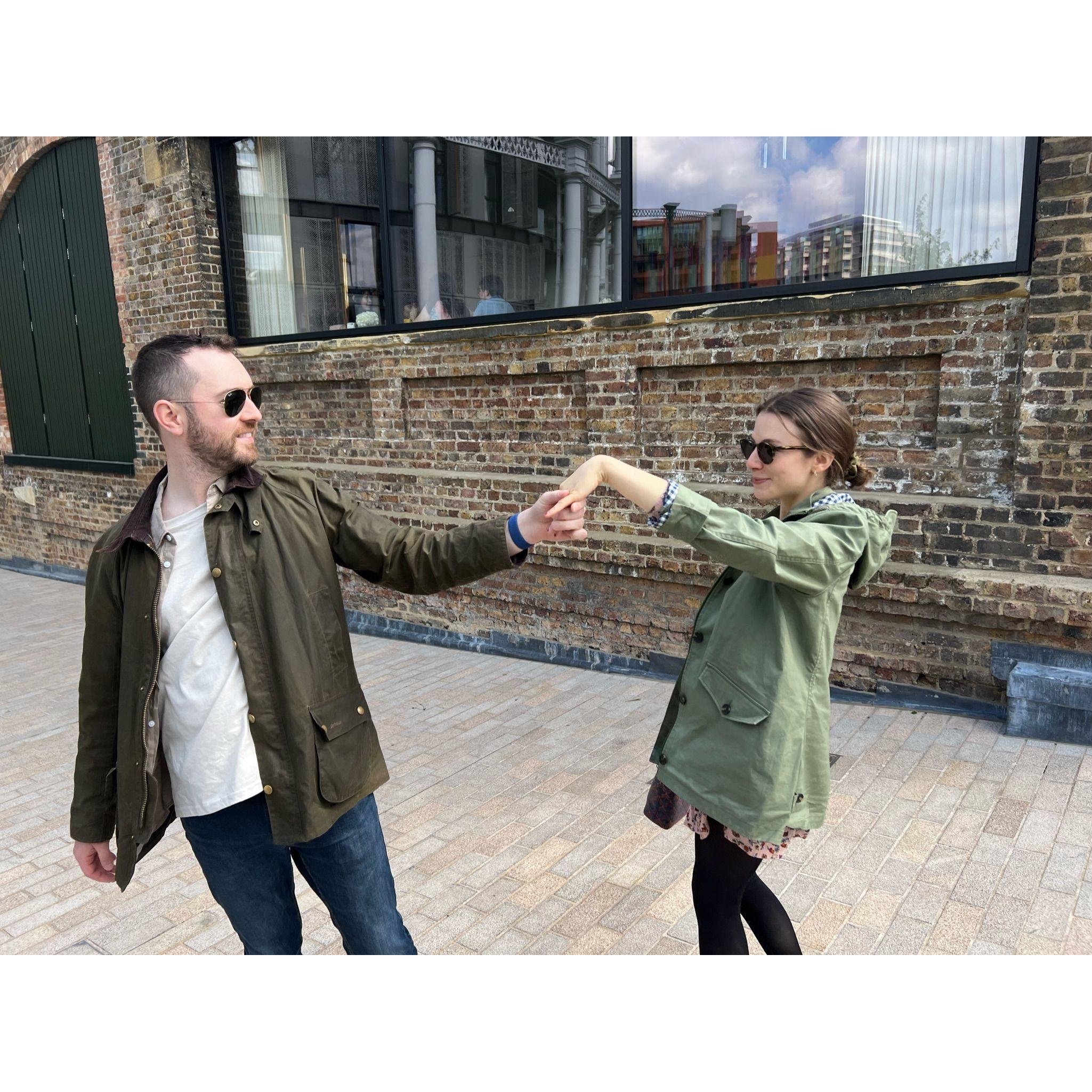 very candid shot that was not posed