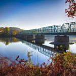 Walk along the New Hope-Lambertville Bridge