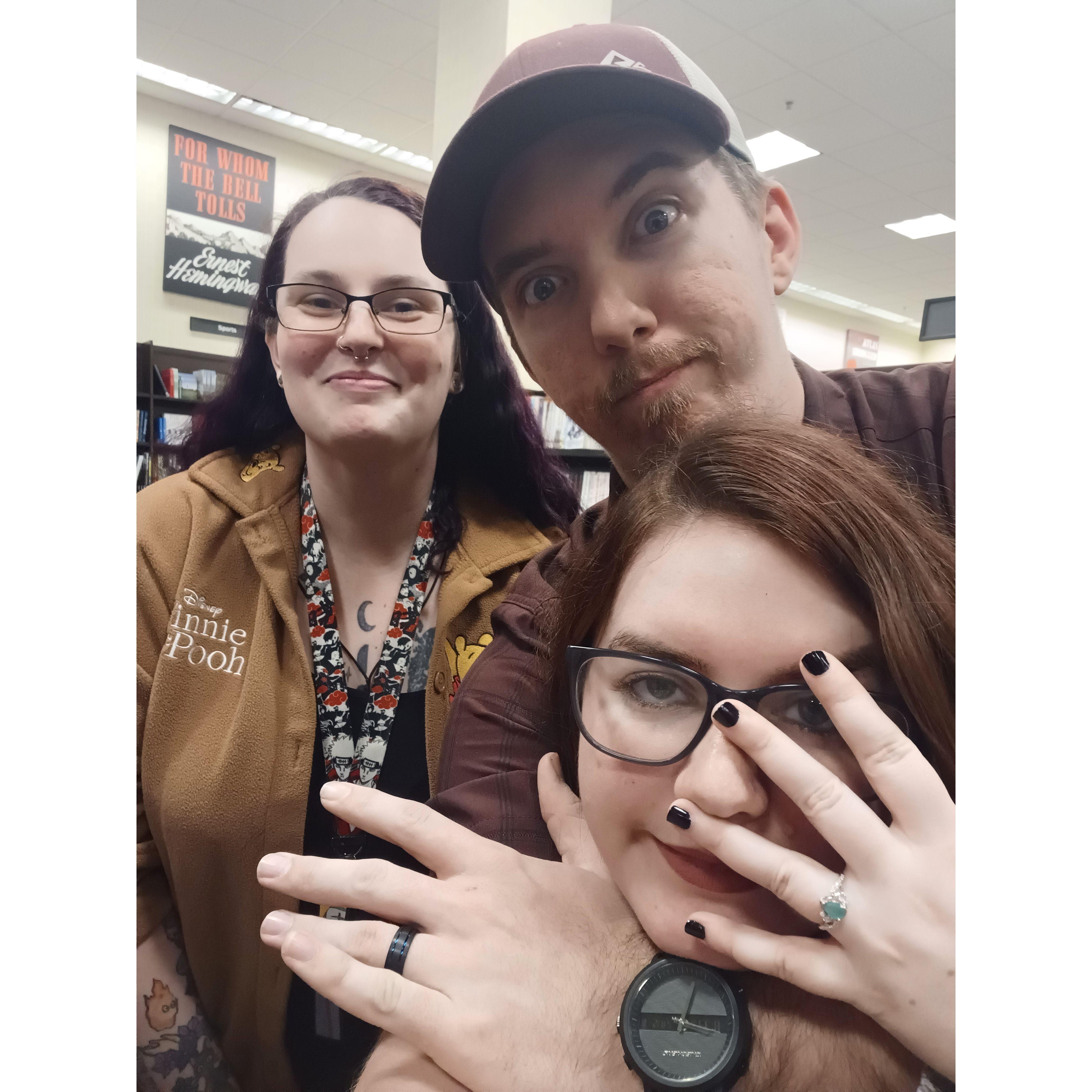 Eric is totally excited about being engaged.