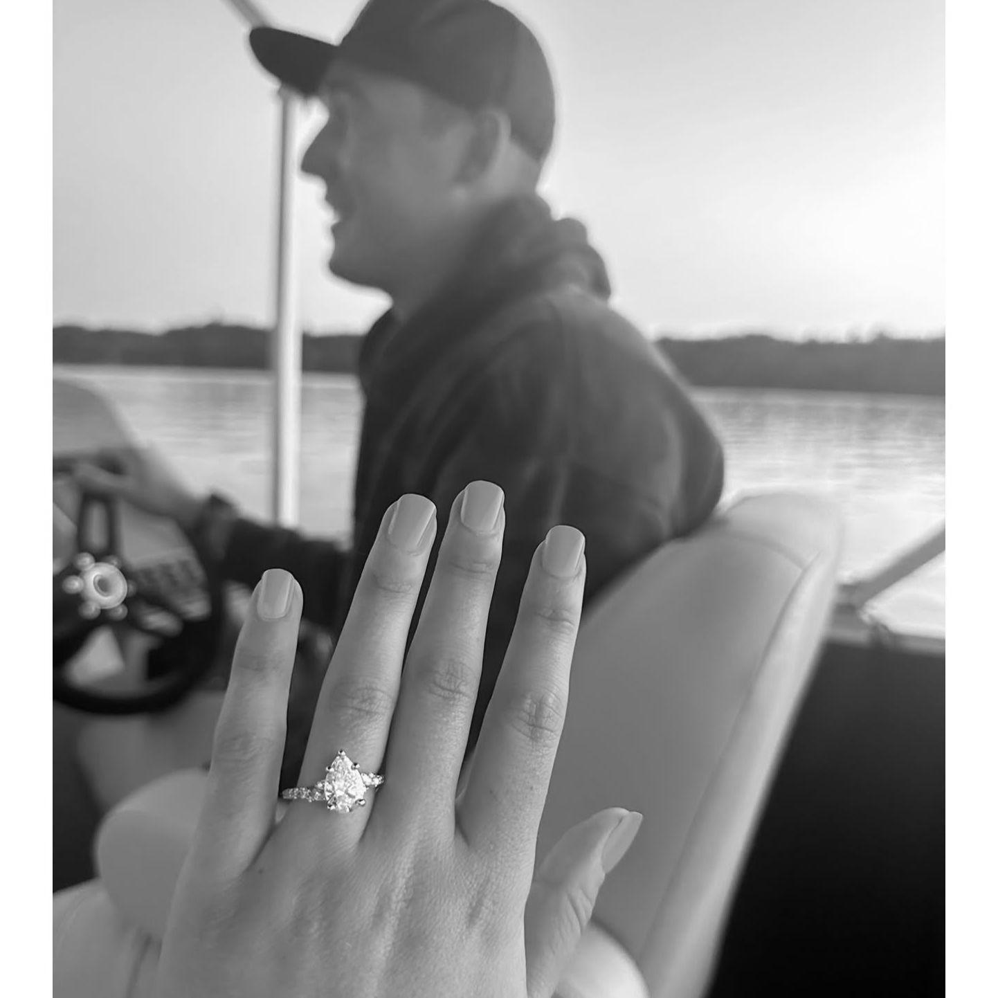 The most stunning ring in the world that Mitchel designed for me