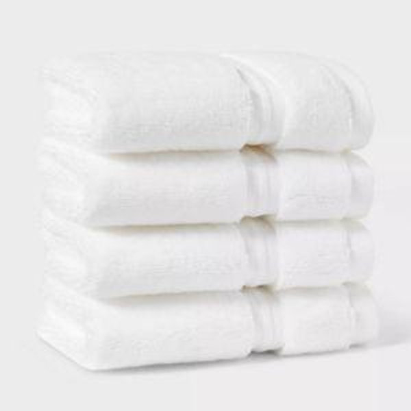 White Spa Plush Pack of 4 Washcloths | Target