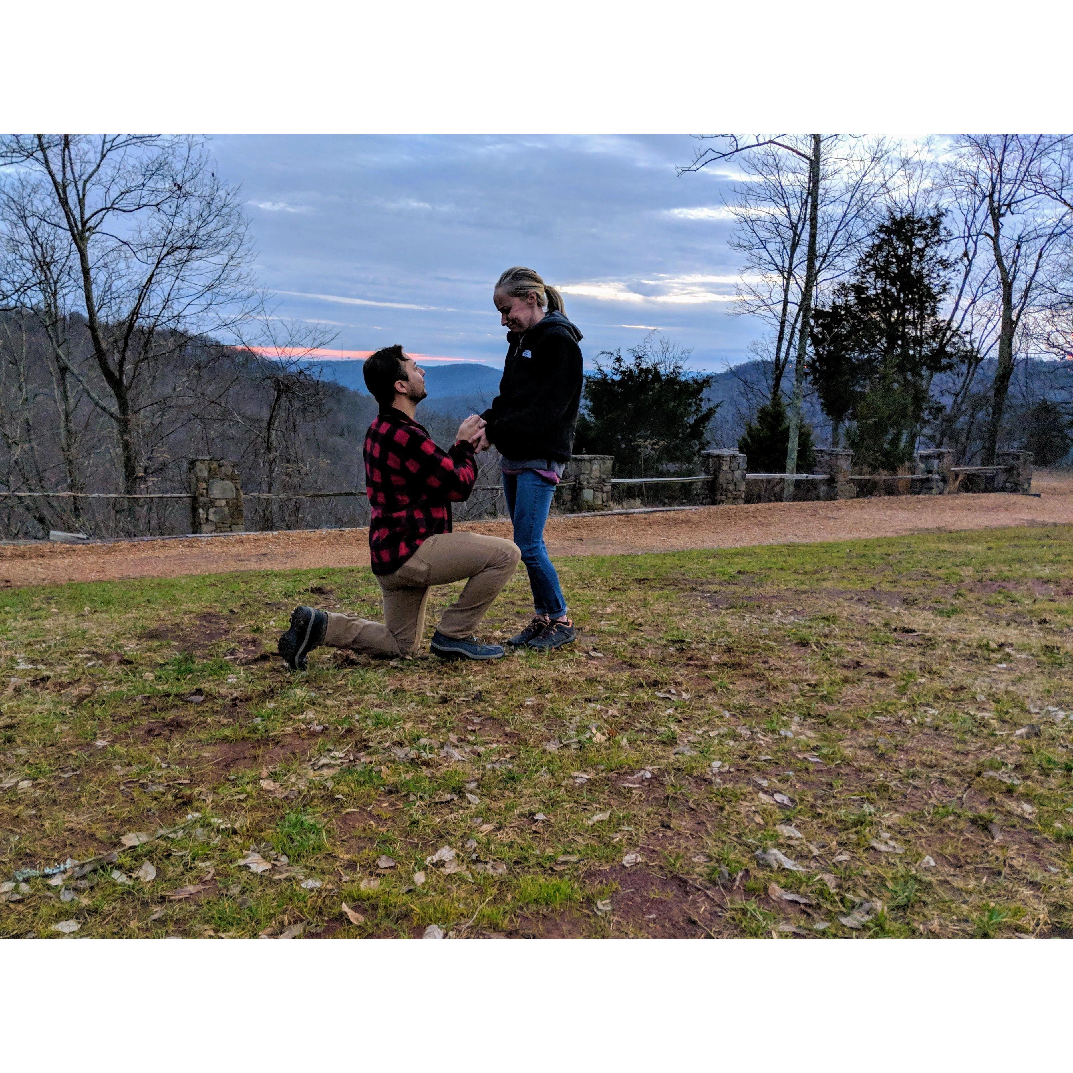 Jan 1, 2019 on Monte Sano in Huntsville, AL. Just 4 days before deployment.