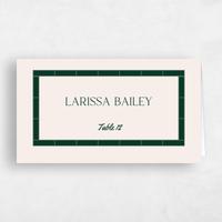Green Wedding Place Card - Metropol