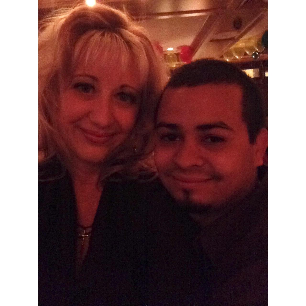 Our 1st New Year's Eve together in Connecticut!