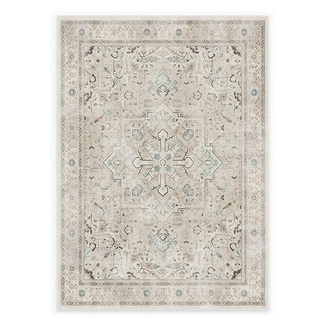 Ruggable – Kamran Ivory Opal – Machine Washable Area Rug – Pet & Child Friendly – Stain & Water Resistant – Non-Slip – 5'x7'