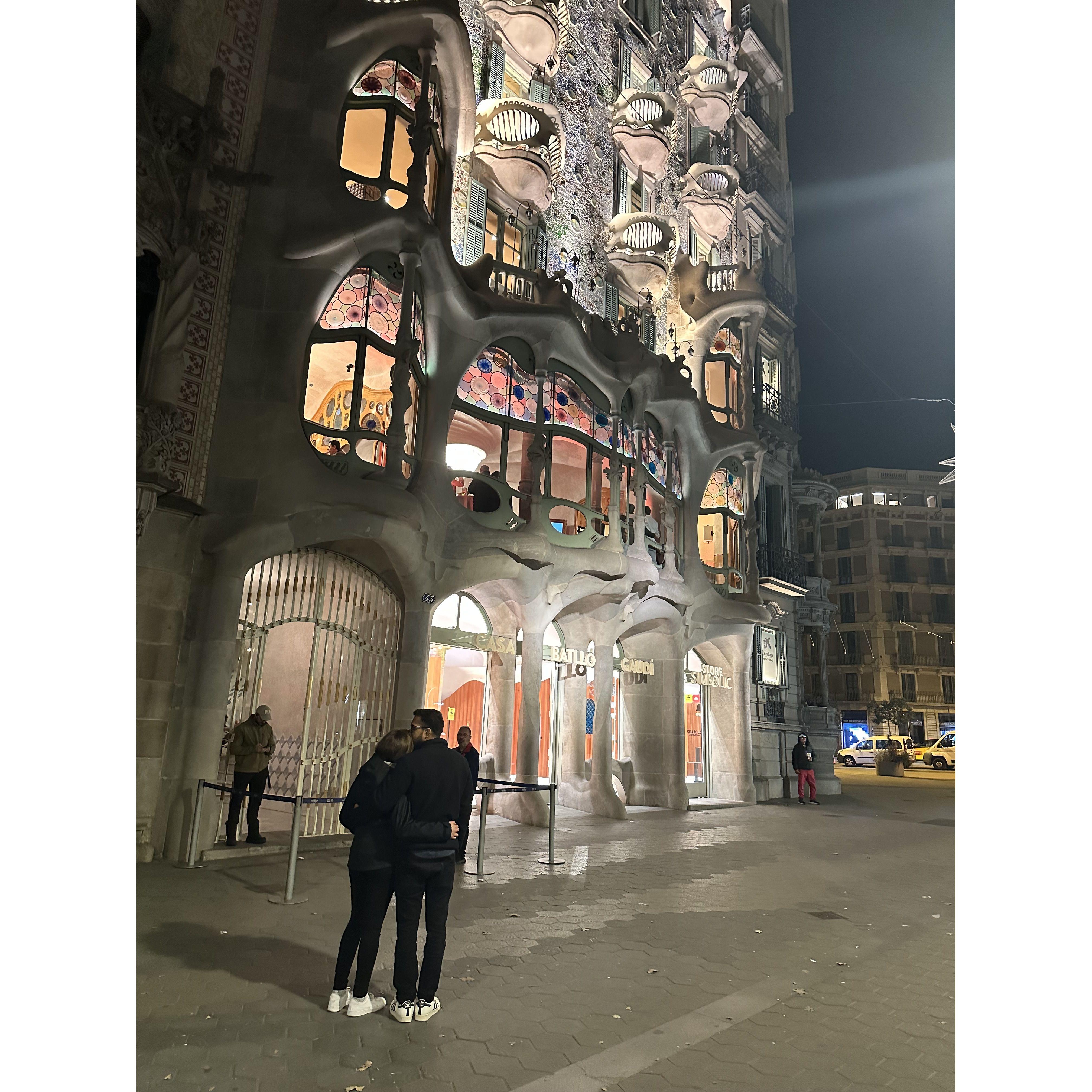 Barcelona-Urlaub mit Freunden. | Barcelona vacation with friends.