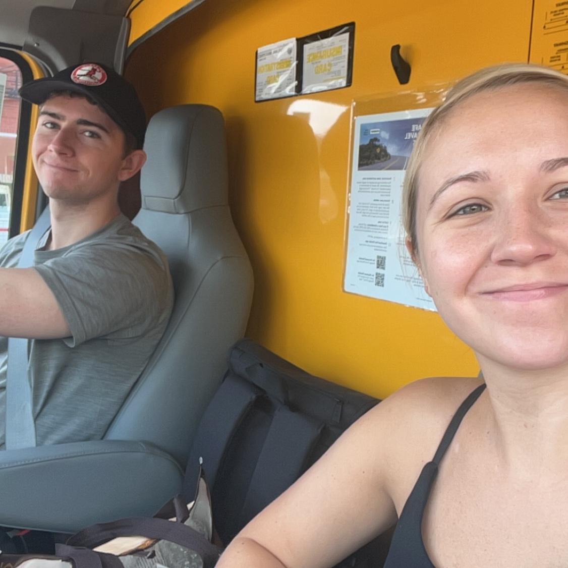 2023 - somewhere between Chicago & Denver (peep our brand new moving van!)