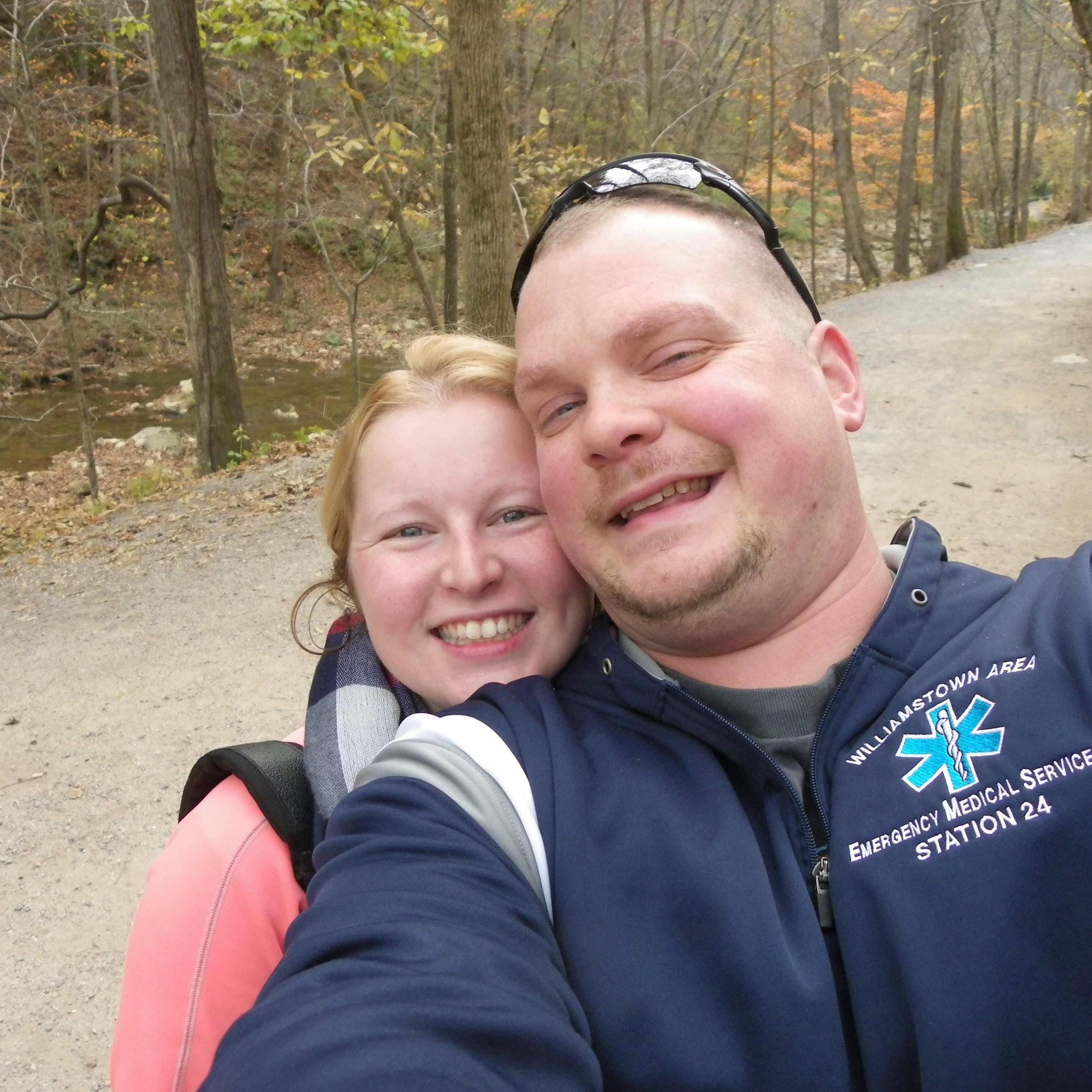 Sara and Earl enjoy traveling and spending time together outdoors.