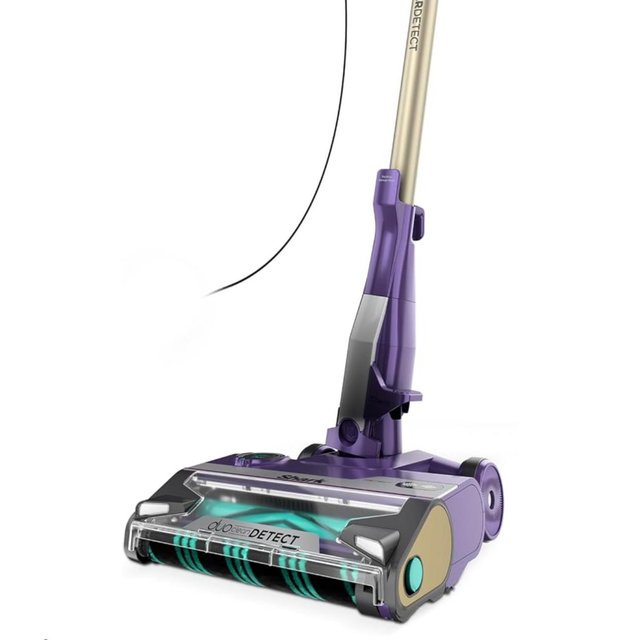 Shark - POWERDETECT Ultra-Light Corded Stick Vacuum with DuoClean Detect Technology and Self-Cleaning Brushroll - Eggplant