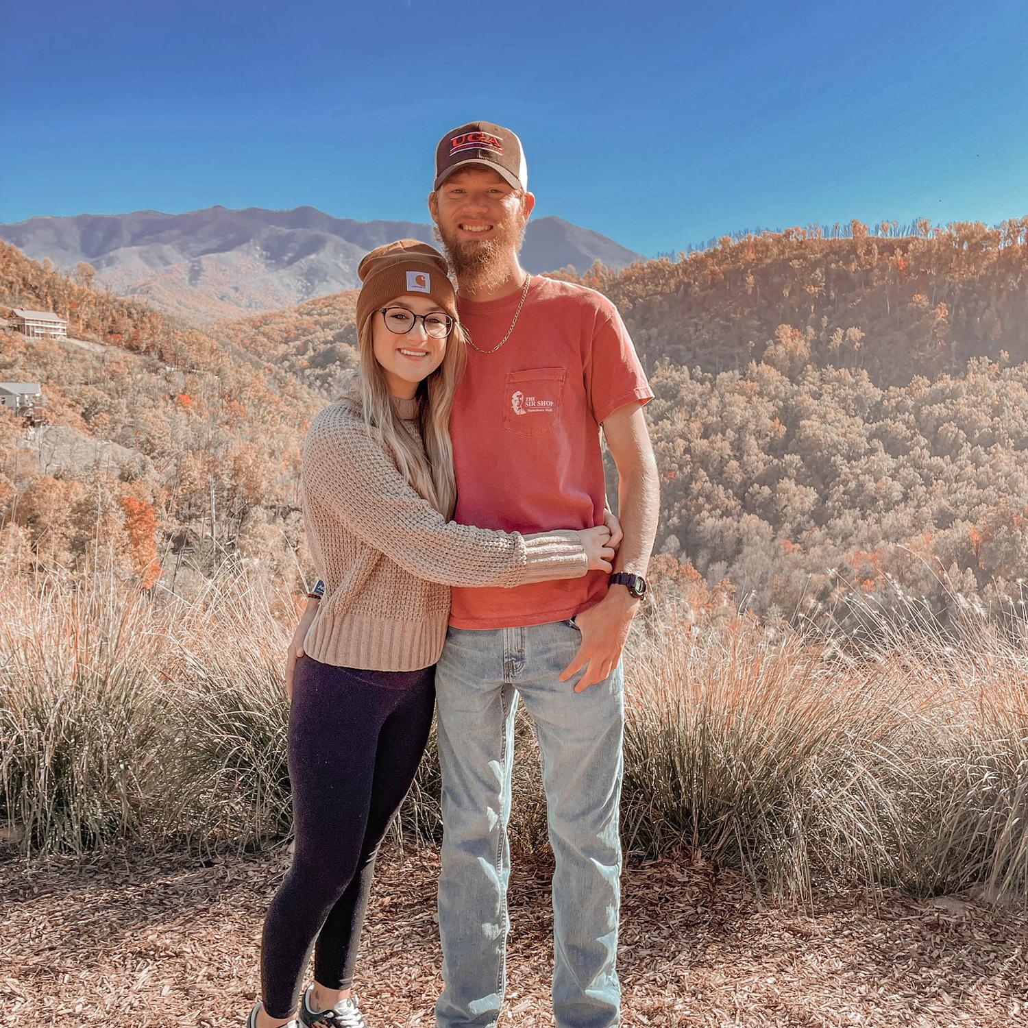 Alexis and Dlyen in Gatlinburg, TN in 2021