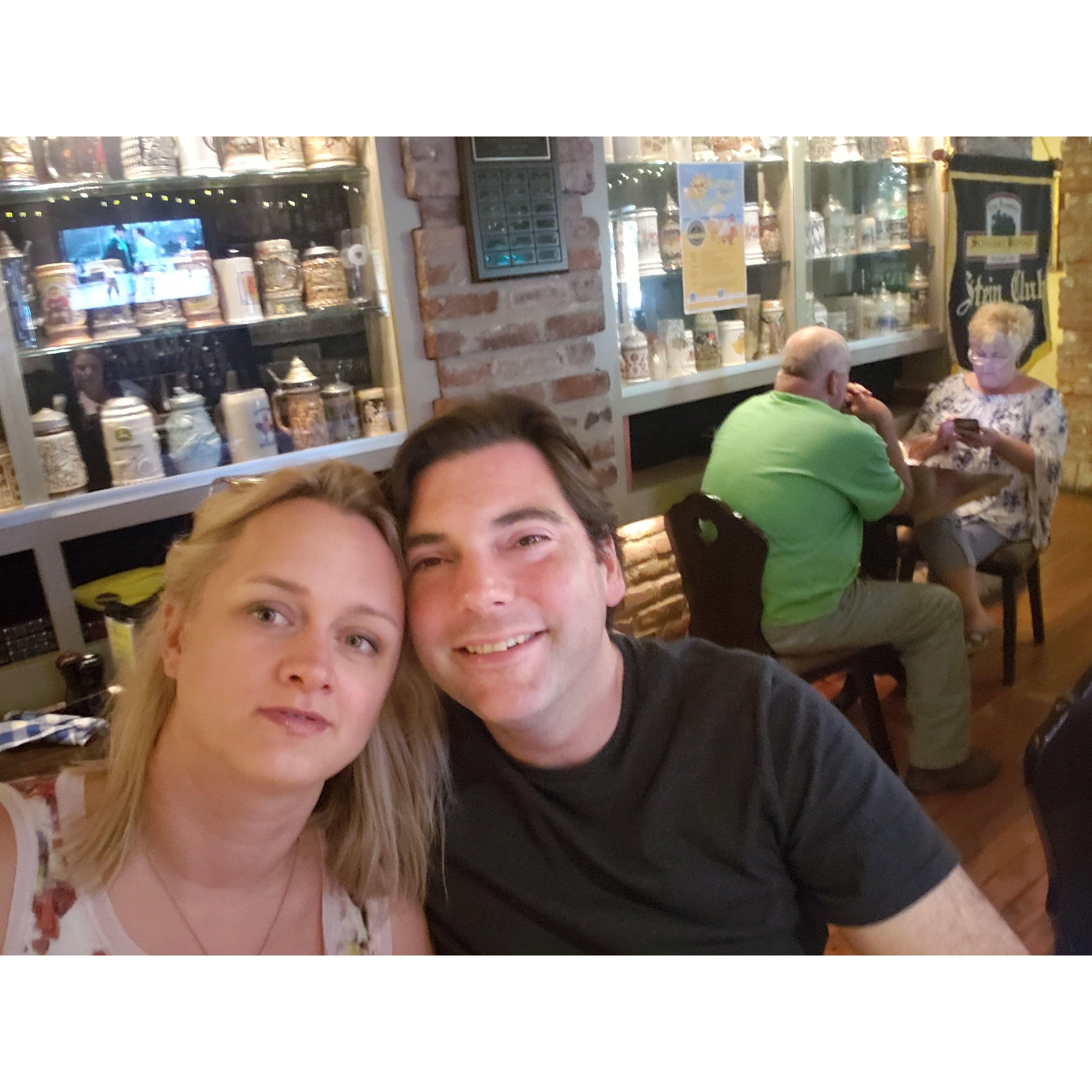 Watching Croatia during World Cup and since closed Schoolhaus Brewhaus in beautiful Jacksonville, OR