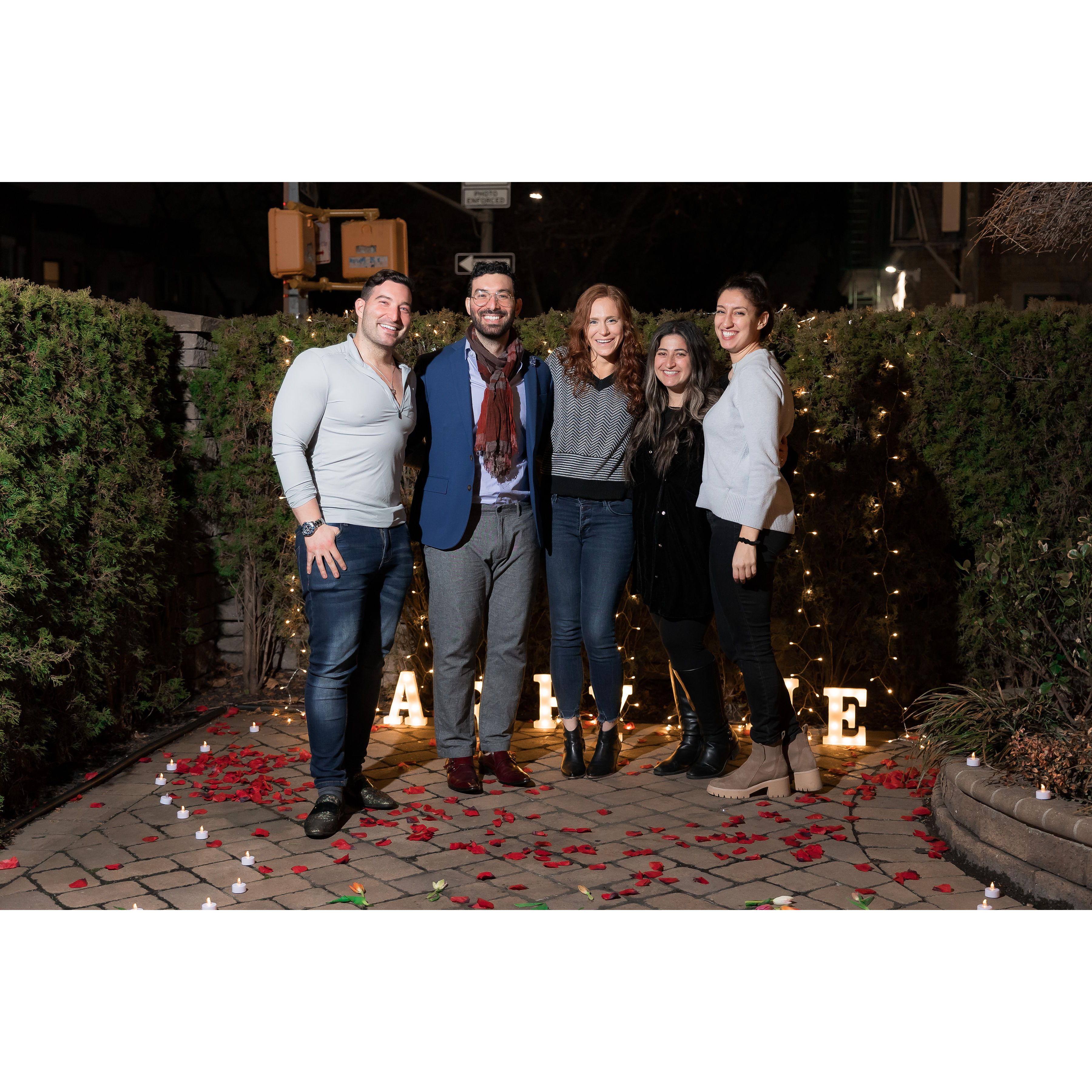 The best proposal crew!
