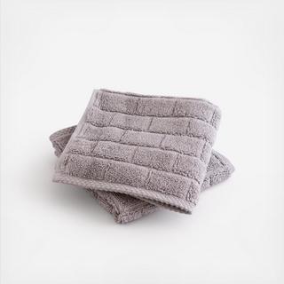 Icicle Subway Wash Towel 2-Piece Set