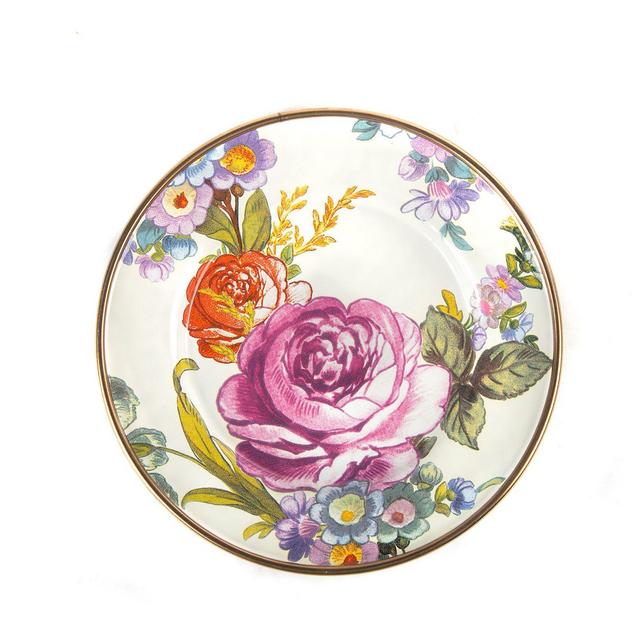 MacKenzie-Childs Flower Market Appetizer Plates, Set of 4