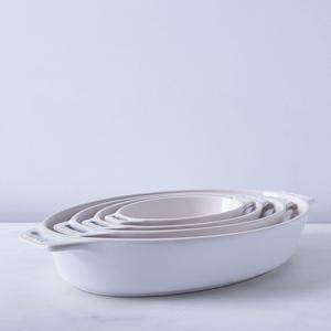 Staub Ivory Rustic Ceramic Oval Baking Dishes