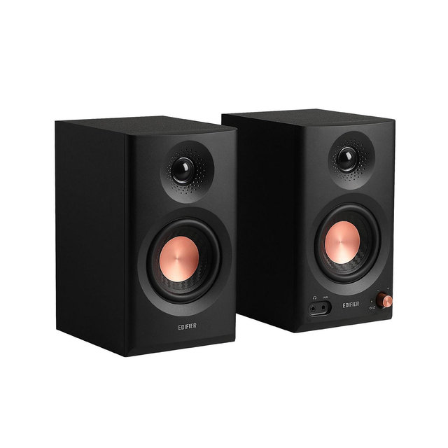 Hi-Res Audio Certified Monitor Speakers, Bluetooth V5.4 Active Bookshelf Speakers, 2.0 Computer Speaker (Pair)
