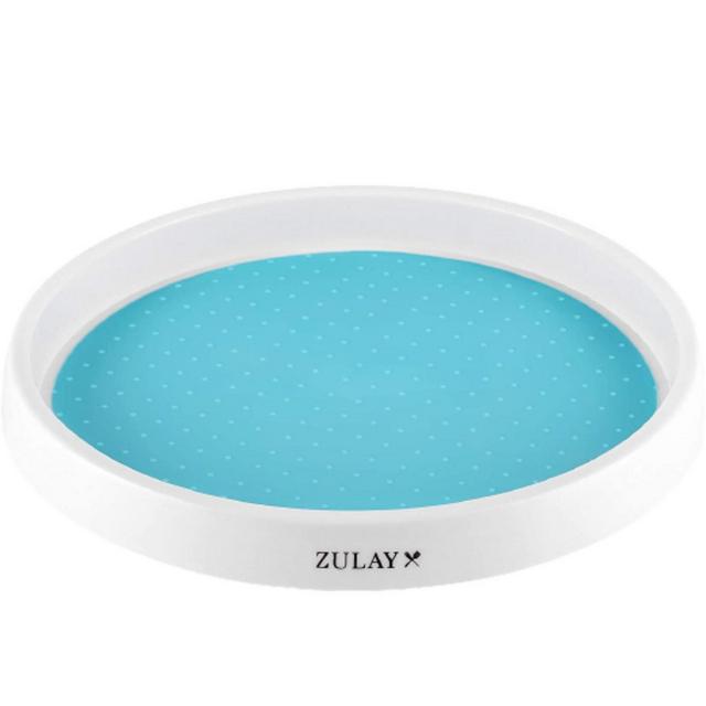 Zulay Kitchen Lazy Susan Cabinet Organizer With Silicone Padded Grip