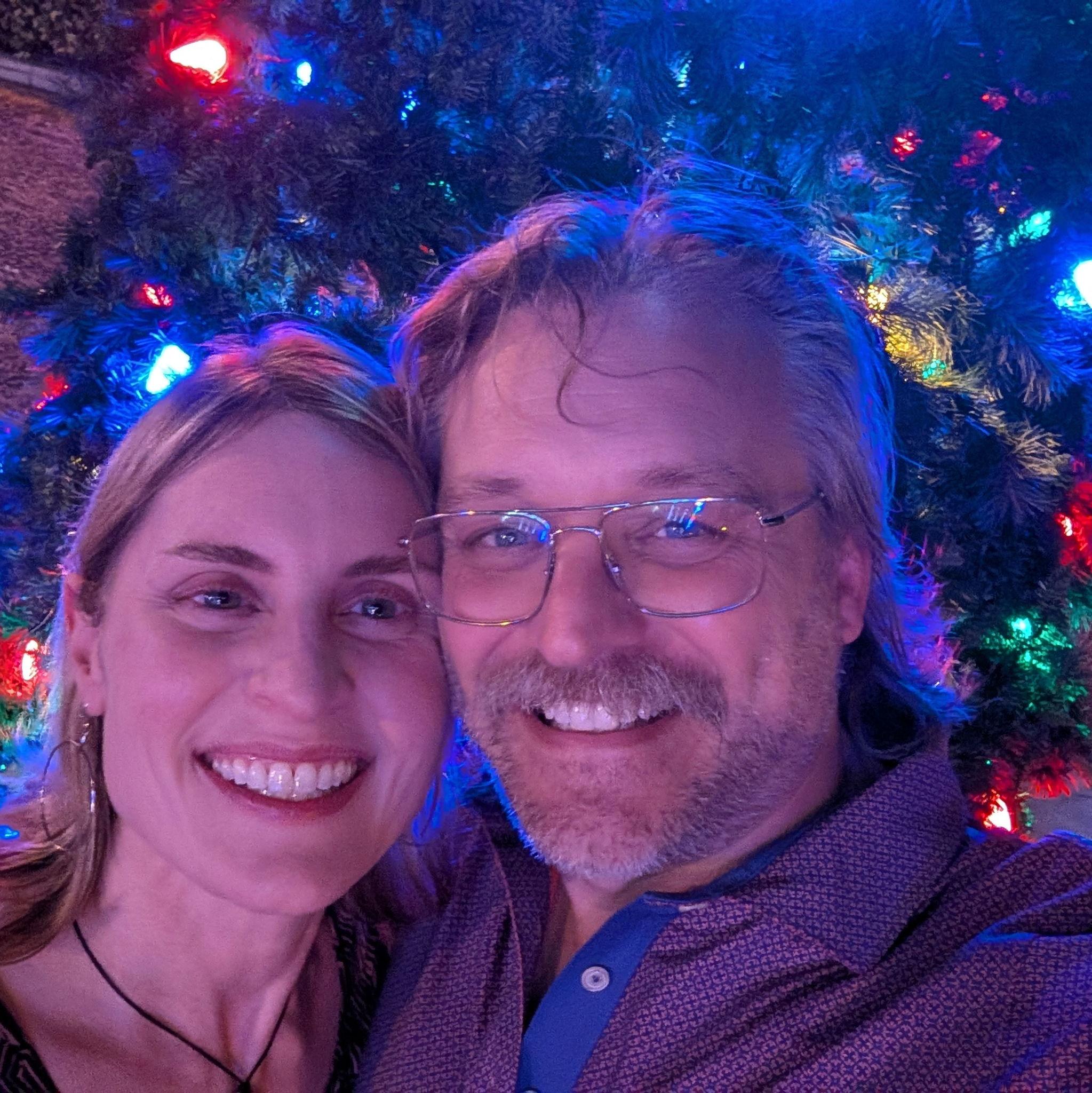 Our last night in Old San Juan- seeing Christmas decorations in 80 degree weather was a first for both of us!