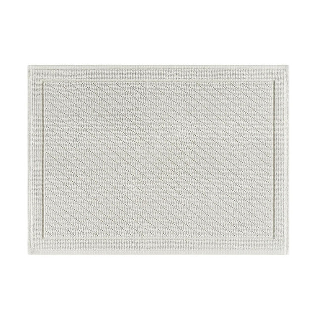 Host & Home Cotton Bath Rug 17x24 Light Gray