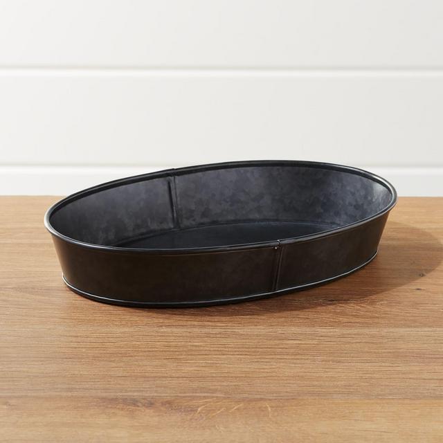 Black Galvanized Burger Basket