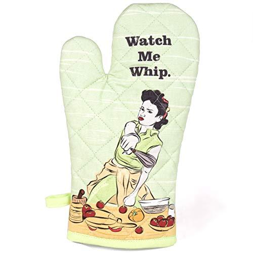 Ateny Funny Oven Mitt - Watch Me Whip Cute Housewarming Gift - A Hilarious Kitchen Gift for Women or Men