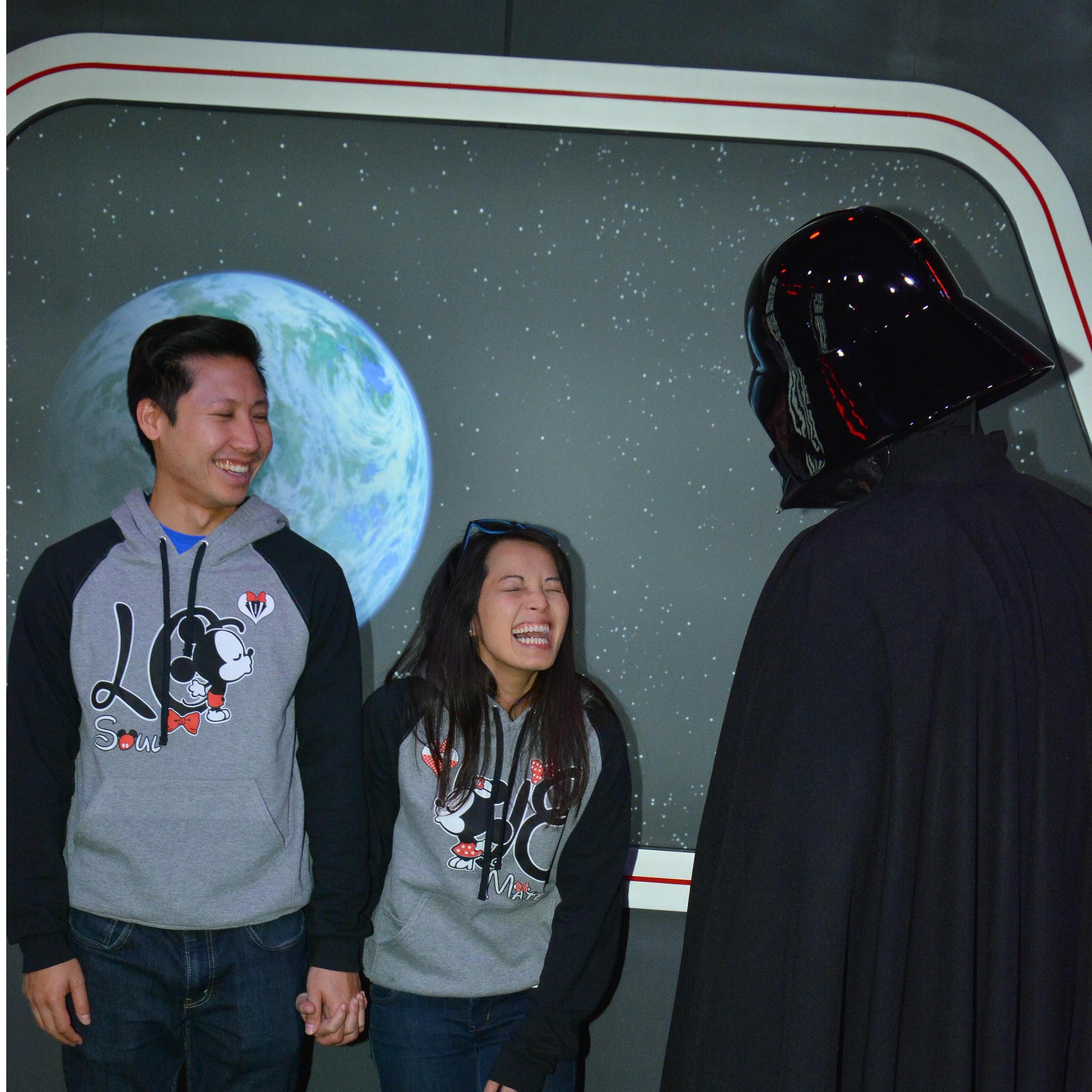 Allison never watched Star Wars before, so of course, we went on a marathon binge of Star Wars, and she loves it now!