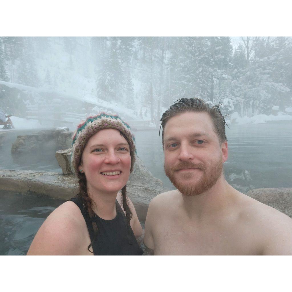Cassie and Todd jaunted over to Steamboat Springs for the Strawberry Hot Springs on one of the snowiest weekends. It was a Winter Wonderland.