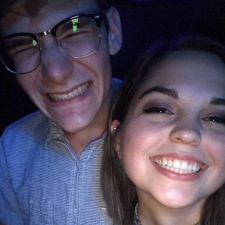 Our first photo together, September 2017